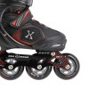 Nils Extreme Αυξ. Πατίνια Roller NA 9080 In-Line Skates Μαύρο/Κόκκινο