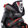 Nils Extreme Αυξ. Πατίνια Roller NA 9080 In-Line Skates Μαύρο/Κόκκινο