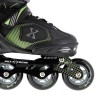 Nils Extreme Αυξ. Πατίνια Roller NA 9080 In-Line Skates Μαύρο/Πράσινο 