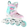 Nils Extreme Αυξ. Πατίνια Roller NA 14198 In-Line Skates Λευκό/Τιρκουάζ