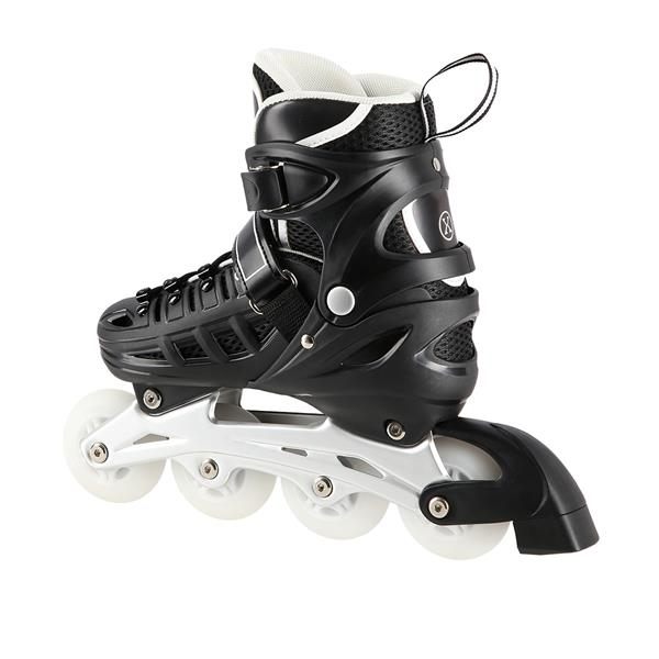 Nils Extreme Αυξ. Πατίνια Roller NH10905 Σετ 4 σε 1 In-Line Skates Μαύρο LED