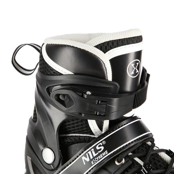 Nils Extreme Αυξ. Πατίνια Roller NH10905 Σετ 4 σε 1 In-Line Skates Μαύρο LED