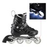 Nils Extreme Αυξ. Πατίνια Roller NH10905 Σετ 4 σε 1 In-Line Skates Μαύρο LED