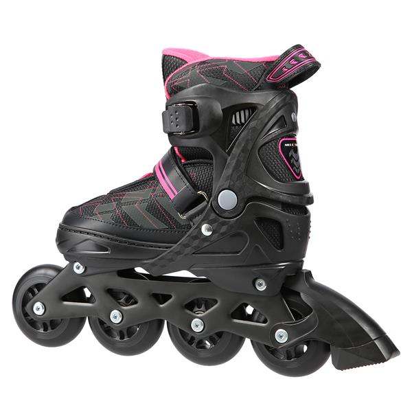 Nils Extreme Αυξ. Πατίνια Roller NA 11002 In-Line Skates Μαύρο/Ροζ