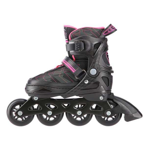 Nils Extreme Αυξ. Πατίνια Roller NA 11002 In-Line Skates Μαύρο/Ροζ