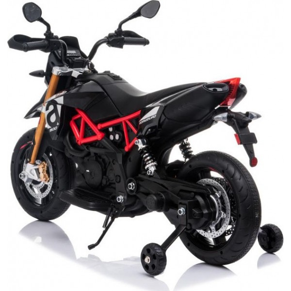 Παιδική Μηχανή Licensed Aprilia Dorsoduro 12V Μαύρο