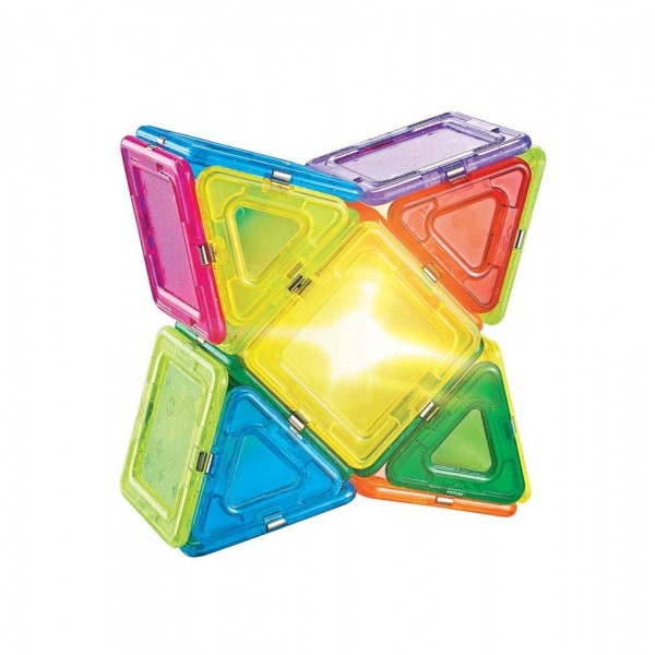 Magnatix - Magnetic Tiles with light 27 pcs #90159