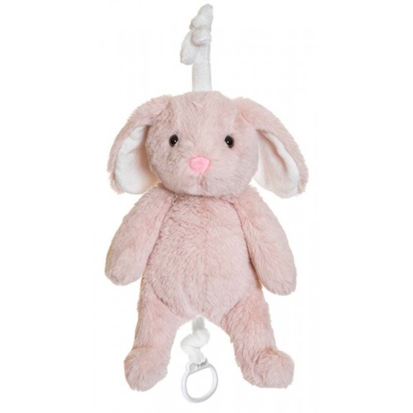 Teddykompaniet - Musicals - Musical Box, Bunny, rose #TK3092