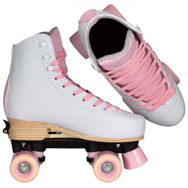 PLAYLIFE Classic Pale Rose Αυξ. Roller Skates Λευκό-Ροζ #19.880329