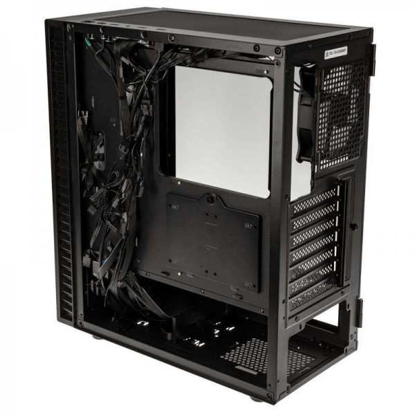 Kolink Observatory HF Plus Mesh ARGB PWM Midi Tower Case - Black (with 6x120mm ARGB PWM Fans)