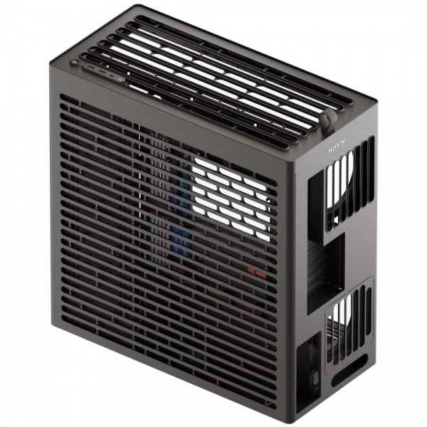 HAVN HS 420 VGPU black Premium Midi Tower Case - with vertical GPU support