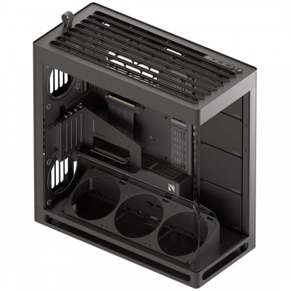 HAVN HS 420 VGPU black Premium Midi Tower Case - with vertical GPU support