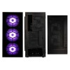 Kolink Observatory HF Plus Glass ARGB PWM Midi Tower Case - Black (with 6x120mm ARGB PWM Fans)