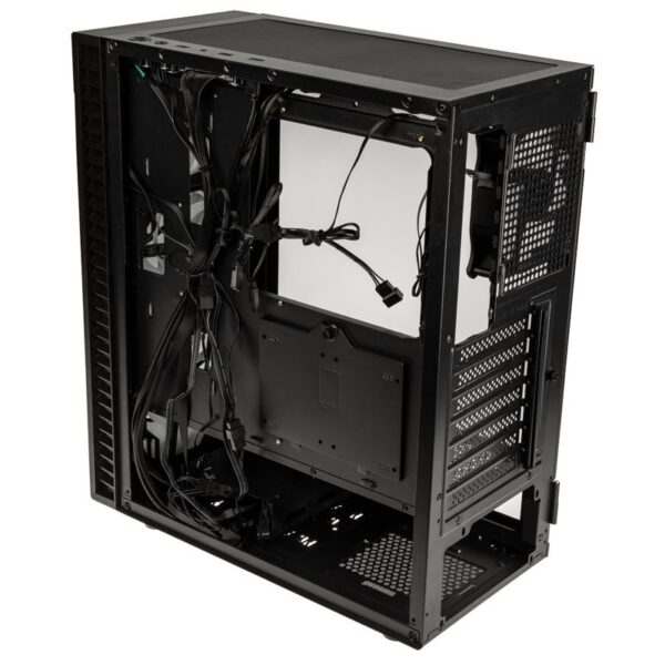 Kolink Observatory HF Plus Glass ARGB PWM Midi Tower Case - Black (with 6x120mm ARGB PWM Fans)