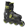 Roces Orlando 4.0 Inline Skates Μαύρο  - Λάιμ με Προστατευτικά και Κράνος #18.400833/BL