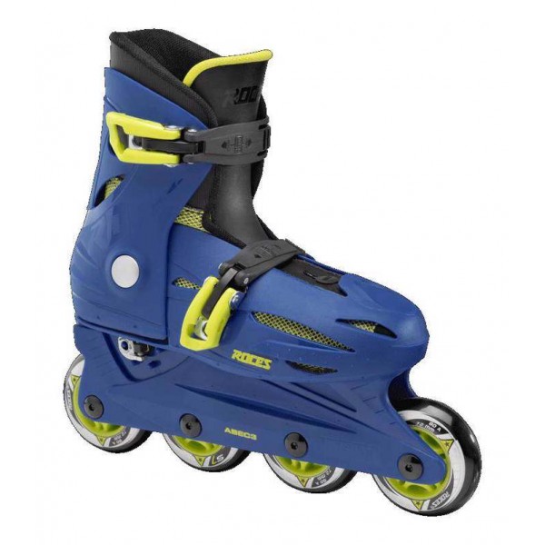 Roces Orlando 4.0 Inline Skates με Προστατευτικά και Κράνος Μπλε-lime #18.400833/ML