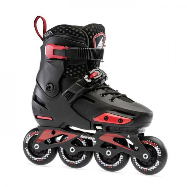 ROLLERBLADE Apex Παιδικά Ρυθμιζόμενα Πατίνια Μαύρο/Κόκκινο #43.071026