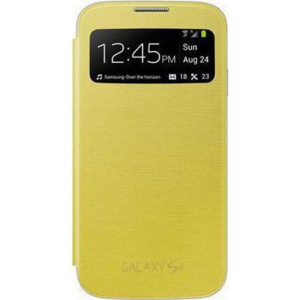 Samsung S-View Flip Cover Yellow (i9505 Galaxy S4) #EF-CI950