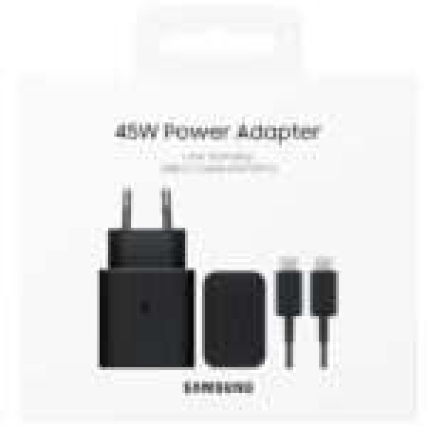 SAMSUNG TYPE-C CHARGER WITH CABLE 45W BLACK