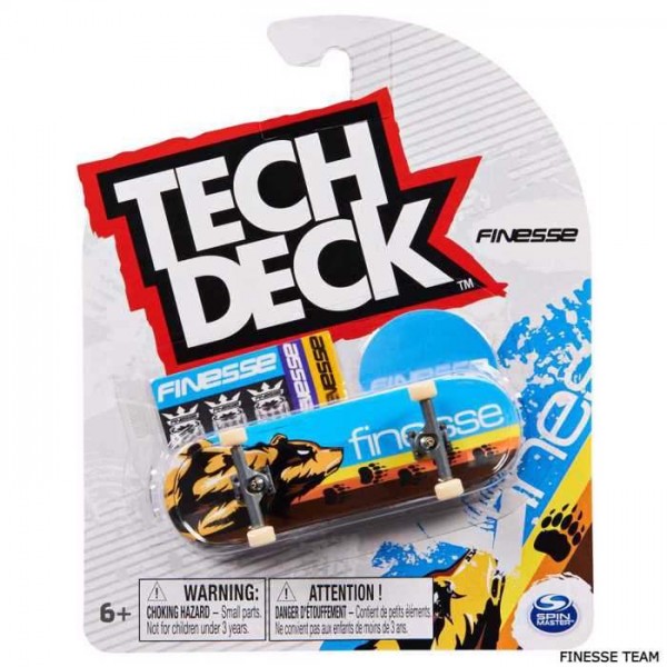 Tech Deck Μινιατούρα Τροχοσανίδα με Ανταλλακτικά Finesse Team #32.013600