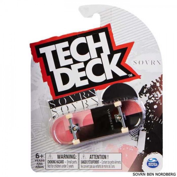 Tech Deck Μινιατούρα Τροχοσανίδα με Ανταλλακτικά Sovrn Ben Nordberg #32.013600