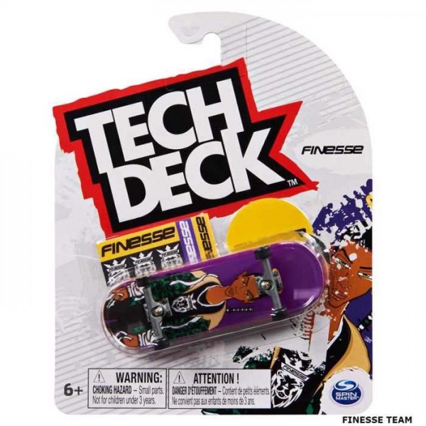 Tech Deck Μινιατούρα Τροχοσανίδα με Ανταλλακτικά Finesse Team #32.013600