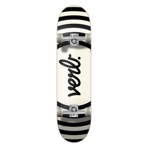 VERB Reverb Complete Skateboard 7.75' - Cream/Black 