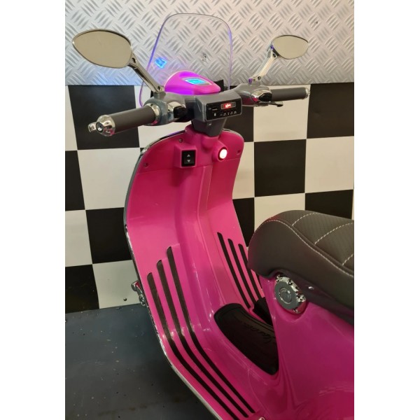 Παιδική Μηχανή Vespa Scooter 946 12V Ροζ