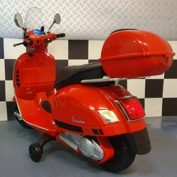 Παιδική Μηχανή Vespa Scooter GTS 12V Κόκκινο