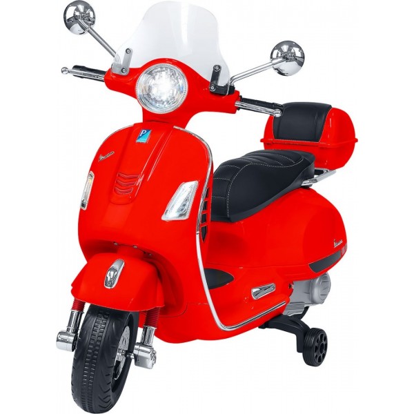 Παιδική Μηχανή Vespa Scooter GTS 12V Κόκκινο