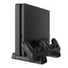 WHITE SHARK PS4 COOLING PAD & 2 CHARGING DOCK PS4-19076 BLACK