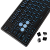 WHITE SHARK LED KEYBOARD GK-003141 TACHI US LAYOUT BLACK