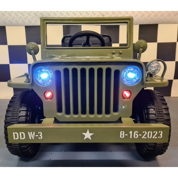 Παιδικό Αυτοκίνητο Official Licensed Jeep Willys 12V Πράσινο