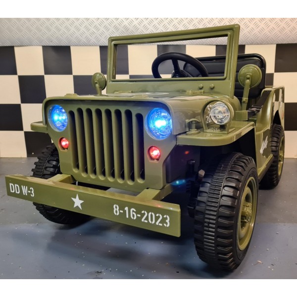 Παιδικό Αυτοκίνητο Official Licensed Jeep Willys 12V Πράσινο