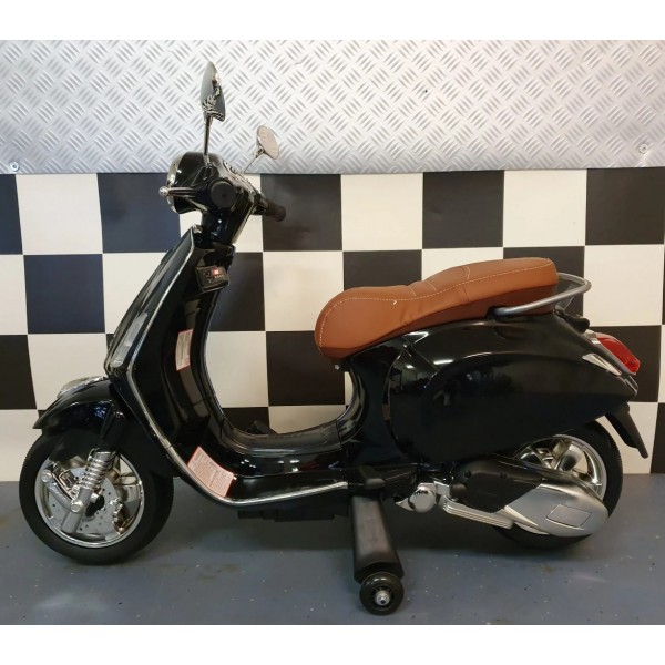 Παιδική Μηχανή Vespa Scooter Primavera 12V Μαύρο