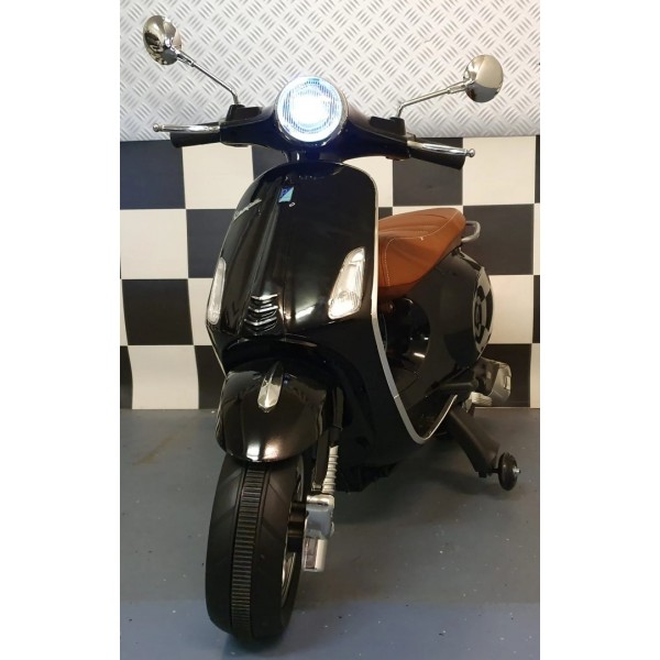 Παιδική Μηχανή Vespa Scooter Primavera 12V Μαύρο