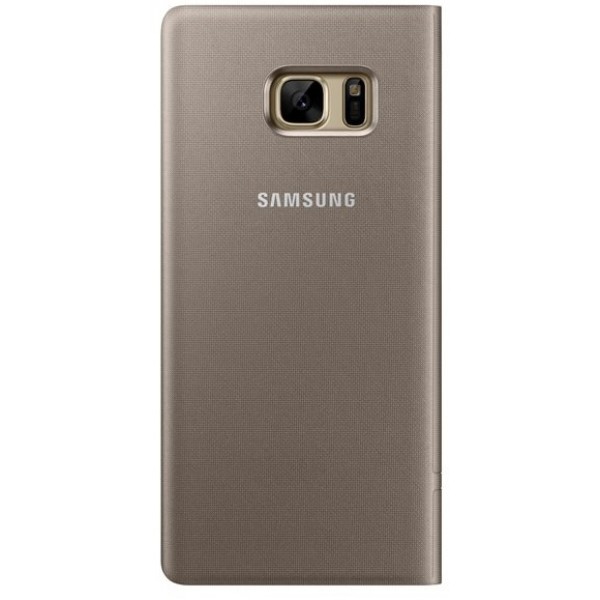 Θήκη Samsung Galaxy Note 7 Led Display Book Gold