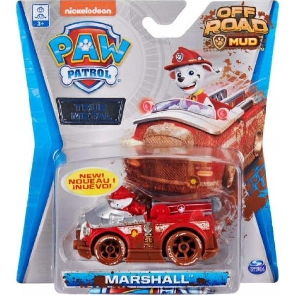 Spin Master Paw Patrol: Off Road Mud - Marchall True Metal Vehicle #20133193