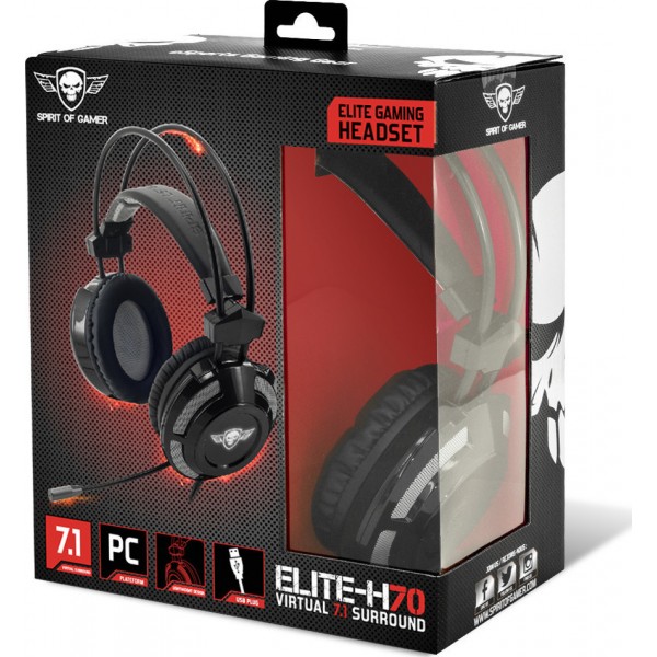 Spirit Of Gamer - Gaming Headset 7.1 ELITE-H70 USB