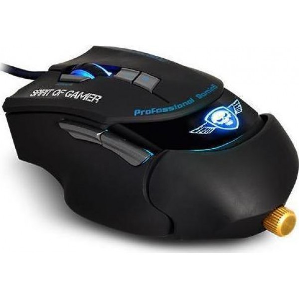 Spirit of Gamer XPERT-M8 Gaming Mouse BLK/BLUE