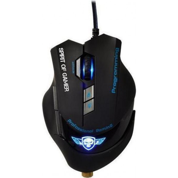 Spirit of Gamer XPERT-M8 Gaming Mouse BLK/BLUE