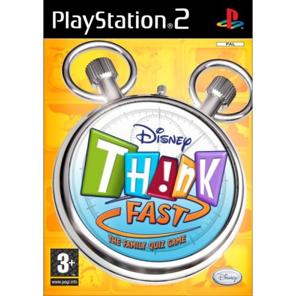 Think Fast Disney The Family Quiz Game PS2 New