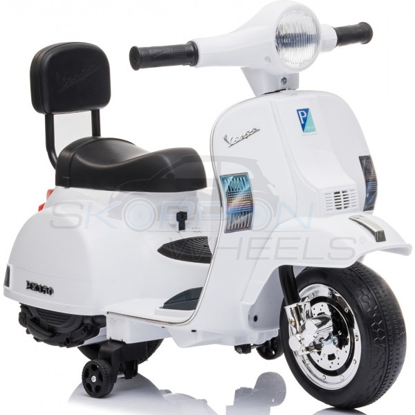 Παιδική Μηχανή Skorpion 6V Vespa Piaggio Original Λευκή #5245008