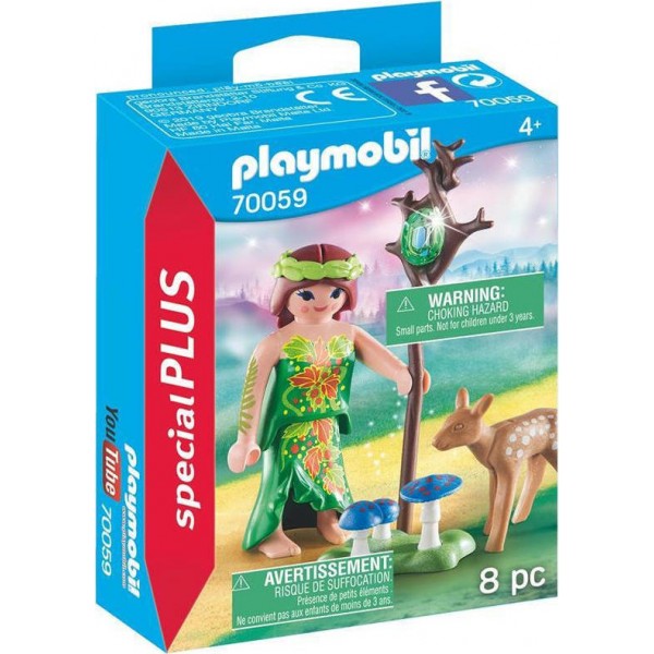 Playmobil Special Plus Νεράιδα Με Ελαφάκι #70059