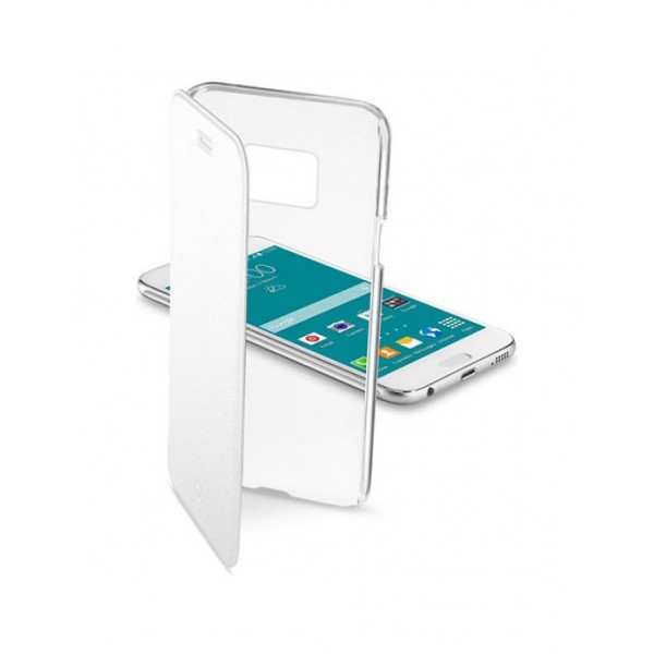 Θήκη Cellular Line Clear Book Samsung Galaxy S6 White #CLEARBOOKGALS6W