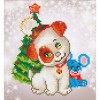 Ψηφιδωτό Diamond Dotz - Christmas Pup & Mouse DD3.012