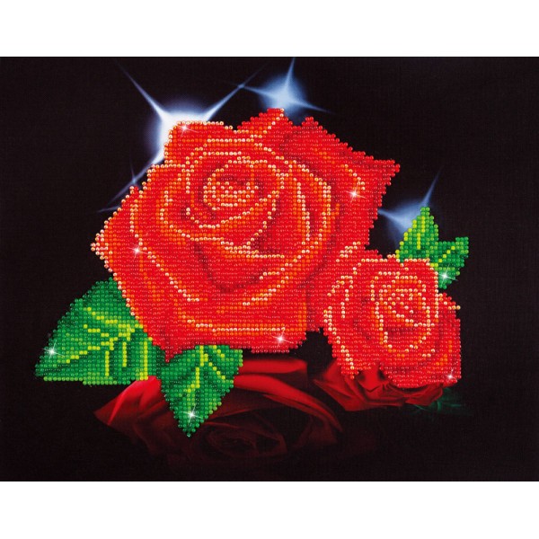 Ψηφιδωτό Diamond Dotz - Red Rose Sparkle DD5.002