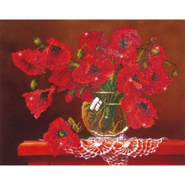 Ψηφιδωτό Diamond Dotz - Red Poppies DD9.002