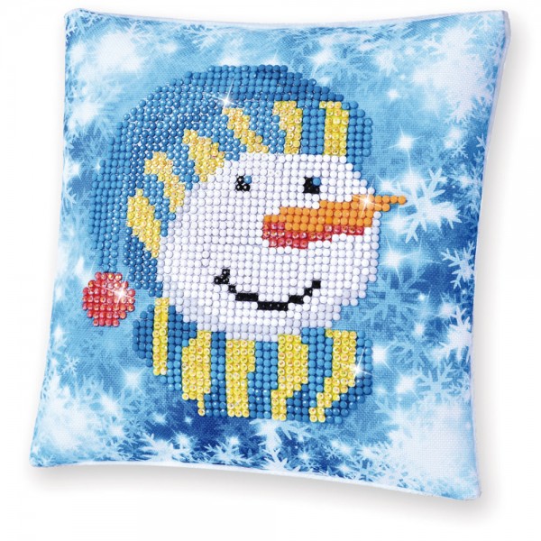 Ψηφιδωτό Mini Pillow Diamond Dotz - Snowman Cap DDP2.034