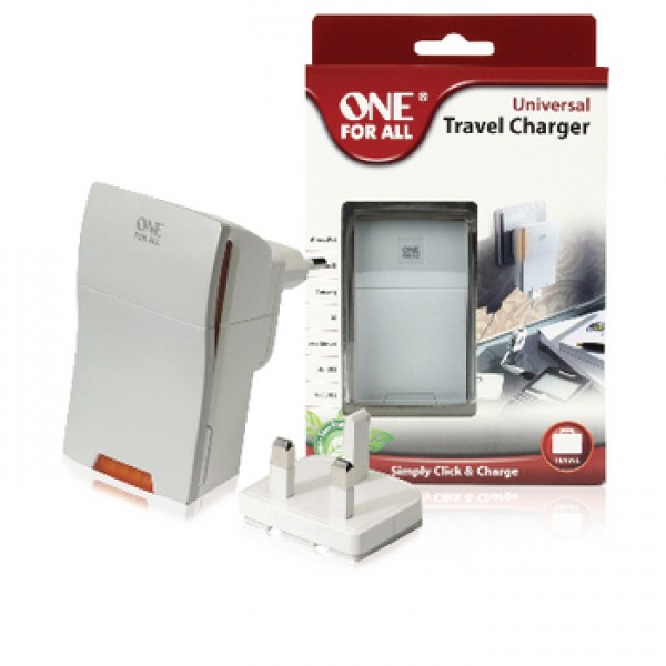 Αντάπτορας Αυτοκινήτου One for All Travel Charger Universal - κατάλληλο για όλες τις συσκευές κινητών